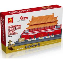 PINXING PX.443 .443 WANGE DR.LUCK 8016 5218 non  QUẢNG TRƯỜNG THIÊN AN MÔN bộ đồ chơi xếp lắp ráp ghép mô hình Mini Modular THE YIAN'ANMEN OF BEIJING Đường Phố Thu Nhỏ 758 khối