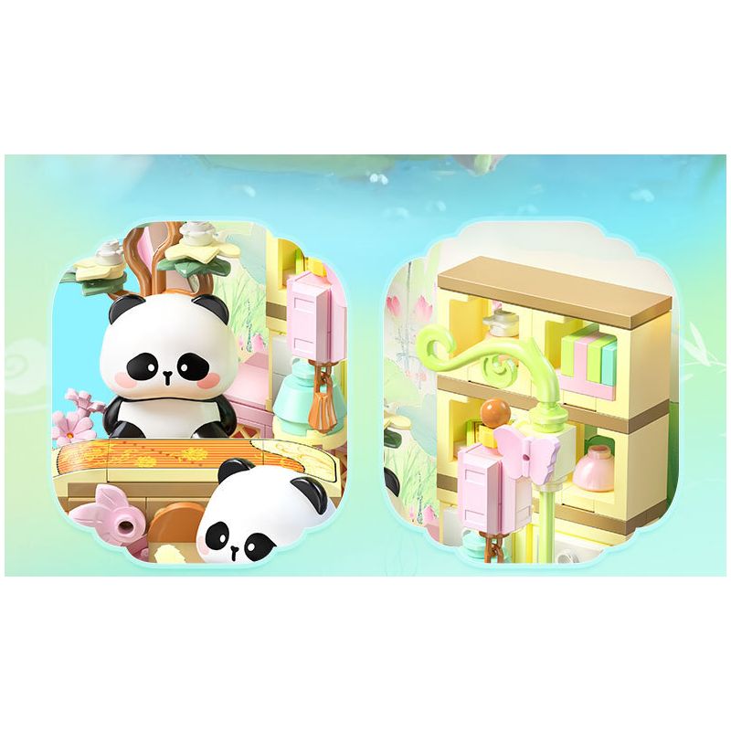 JIALE SPECIAL 54045 BỘ SƯU TẬP PHƯƠNG ĐÔNG CỜ VUA VUI NHỘN bộ đồ chơi xếp lắp ráp ghép mô hình