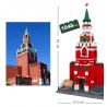 WANGE DR.LUCK 8017 5219 non  THÁP CHUÔNG SPASSKAYA bộ đồ chơi xếp lắp ráp ghép mô hình Mini Modular THE SPASSKAYA TOWER OF MOSCOW KREMLIN Đường Phố Thu Nhỏ 1048 khối