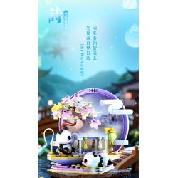 JIALE SPECIAL 54047 TỤ HỘI PHƯƠNG ĐÔNG TRÀ ĐẠO bộ đồ chơi xếp lắp ráp ghép mô hình
