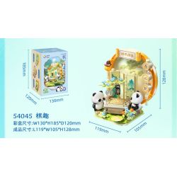 JIALE SPECIAL 54047 TỤ HỘI PHƯƠNG ĐÔNG TRÀ ĐẠO bộ đồ chơi xếp lắp ráp ghép mô hình