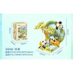 JIALE SPECIAL 54048 TẬP HỢP PHƯƠNG ĐÔNG ĐI BÈ bộ đồ chơi xếp lắp ráp ghép mô hình