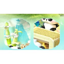 JIALE SPECIAL 54048 TẬP HỢP PHƯƠNG ĐÔNG ĐI BÈ bộ đồ chơi xếp lắp ráp ghép mô hình