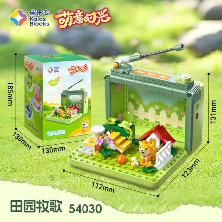 JIALE SPECIAL 54030 THỜI GIAN ĐÁNG YÊU MỤC VỤ bộ đồ chơi xếp lắp ráp ghép mô hình 293 khối