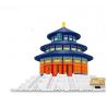 WANGE DR.LUCK 8020 5222 non  THIÊN ĐÀN THỜ TRỜI bộ đồ chơi xếp lắp ráp ghép mô hình Mini Modular THE TEMPLE OF HEAVEN BEIJING Đường Phố Thu Nhỏ 758 khối