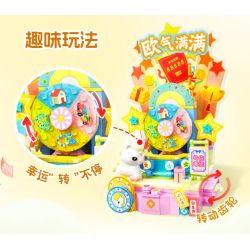 JIALE SPECIAL 54067 VÒNG QUAY NGỰA DỄ THƯƠNG SỐNG MAY MẮN bộ đồ chơi xếp lắp ráp ghép mô hình Creator Sáng Tạo