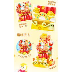 JIALE SPECIAL 54067 VÒNG QUAY NGỰA DỄ THƯƠNG SỐNG MAY MẮN bộ đồ chơi xếp lắp ráp ghép mô hình Creator Sáng Tạo