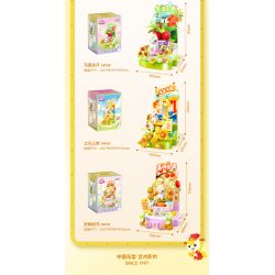 JIALE SPECIAL 54068 VÒNG QUAY NGỰA DỄ THƯƠNG NỞ RỘ bộ đồ chơi xếp lắp ráp ghép mô hình Creator Sáng Tạo