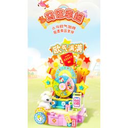 JIALE SPECIAL 54068 VÒNG QUAY NGỰA DỄ THƯƠNG NỞ RỘ bộ đồ chơi xếp lắp ráp ghép mô hình Creator Sáng Tạo