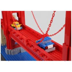 WANGE 6210 8023 non  CẦU CỔNG VÀNG bộ đồ chơi xếp lắp ráp ghép mô hình Creator GOLDEN BRIDG OF UNITED STATES Sáng Tạo 1977 khối