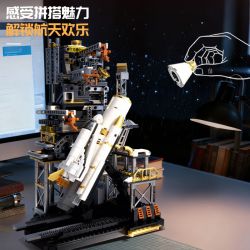 OJIGA F625 TRUNG TÂM PHÓNG KHÔNG GIAN bộ đồ chơi xếp lắp ráp ghép mô hình City Thành Phố 914 khối