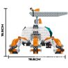 WANGE DR.LUCK 55172 non  ROBOT NHIỀU CHÂN 1 NGƯỜI ĐIỀU KHIỂN bộ đồ chơi xếp lắp ráp ghép mô hình Advanced Military Quân Đội Công Nghệ Cao 441 khối