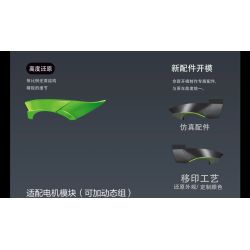 EIKEE Y10001 10001 XE THỂ THAO LAMBORGHINI ESSENZA SCV12 1:10 tỷ lệ 1:10 bộ đồ chơi xếp lắp ráp ghép mô hình Technic Kỹ Thuật Công Nghệ Cao Mô Hình Phương Tiện 1889 khối