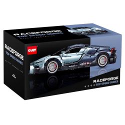 GULY 10648 BUGATTI TOURBILLON 1:8 tỷ lệ 1:8 bộ đồ chơi xếp lắp ráp ghép mô hình Technic Kỹ Thuật Công Nghệ Cao Mô Hình Phương Tiện 3719 khối