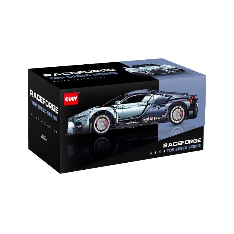 GULY 10648 BUGATTI TOURBILLON 1:8 tỷ lệ 1:8 bộ đồ chơi xếp lắp ráp ghép mô hình Technic Kỹ Thuật Công Nghệ Cao Mô Hình Phương Tiện 3719 khối