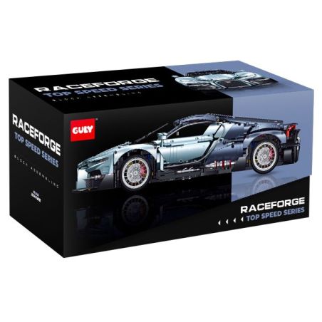 GULY 10648 BUGATTI TOURBILLON 1:8 tỷ lệ 1:8 bộ đồ chơi xếp lắp ráp ghép mô hình Technic Kỹ Thuật Công Nghệ Cao Mô Hình Phương Tiện 3719 khối