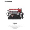 PIBO PB8861 8861 ĐỘNG CƠ MITSUBISHI 4G63T bộ đồ chơi xếp lắp ráp ghép mô hình Technic SOKUN 4G63 ENGINE Kỹ Thuật Công Nghệ Cao Mô Hình Phương Tiện