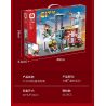 FORANGE FC3340 3340 TRẠM CỨU HỎA QUỸ ĐẠO bộ đồ chơi xếp lắp ráp ghép mô hình City Thành Phố 651 khối