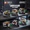 FORANGE FC8168 8168 BỘ SƯU TẬP MINI CÁC MẪU ĐỘNG CƠ 6 bộ đồ chơi xếp lắp ráp ghép mô hình Technic MINI ENGINE Kỹ Thuật Công Nghệ Cao Mô Hình Phương Tiện 615 khối