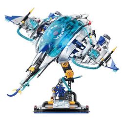 WEKKI 506702 506703 BIÊN NIÊN SỬ BIỂN MANTA RAY bộ đồ chơi xếp lắp ráp ghép mô hình MANTA-03