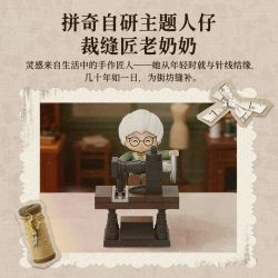 PANTASY 85028 MÁY KHÂU TAY bộ đồ chơi xếp lắp ráp ghép mô hình Creator HAND CRANK SEWING MACHINE Sáng Tạo 1360 khối