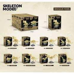 DECOOL BRICKCOOL 81009 81010 81011 81012 81013 81014 81015 81016 BỘ XƯƠNG KHỦNG LONG 8 LOẠI bộ đồ chơi xếp lắp ráp ghép mô hình Creator DINOSAUR SKELETON Sáng Tạo