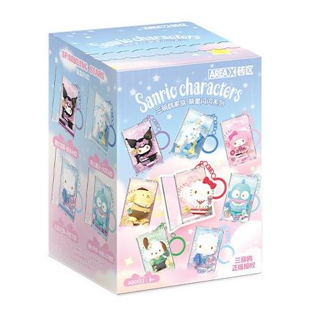 AREA-X AB0123 0123 GIA ĐÌNH SANRIO HỘP MÙ NGÔI SAO DỄ THƯƠNG bộ đồ chơi xếp lắp ráp ghép mô hình Gear SANRIC CHARACTERS Đồ Lắp Ghép