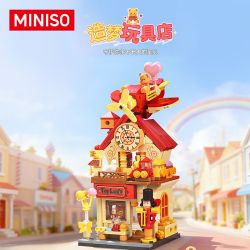 KEEPPLEY K28040 28040 KHUNG CẢNH ĐƯỜNG PHỐ SẮC MÀU MÙA 8 CỬA HÀNG ĐỒ CHƠI TRONG MƠ bộ đồ chơi xếp lắp ráp ghép mô hình 374 khối