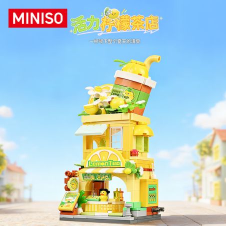 KEEPPLEY K28041 28041 PHỐ SẮC MÀU MÙA 8 TRÀ CHANH SÔI ĐỘNG bộ đồ chơi xếp lắp ráp ghép mô hình 344 khối