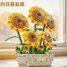 GAOMISI T2120 2120 CÂY CẢNH HƯỚNG DƯƠNG bộ đồ chơi xếp lắp ráp ghép mô hình Creator SUNFLOWER Sáng Tạo 861 khối