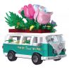 GAOMISI T2116 2116 XE BUÝT HOA bộ đồ chơi xếp lắp ráp ghép mô hình City FLOWER BUS Thành Phố 948 khối