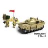 Kazi KY84042 84042 KY84043 84043 KY84044 84044 KY84045 84045 Xếp hình kiểu  MILITARY ARMY 4 In 1 Mammoth Tank Xe Tăng 4 Trong 1 gồm 4 hộp nhỏ 1242 khối