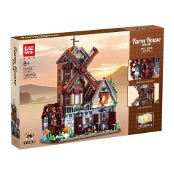 GAOMISI T2155 2155 CABIN TRANG TRẠI bộ đồ chơi xếp lắp ráp ghép mô hình Creator FARM HOUSE Sáng Tạo 1580 khối