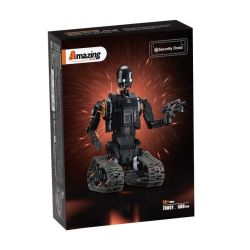 AMAING BLOCK 70001 ROBOT AN NINH bộ đồ chơi xếp lắp ráp ghép mô hình Star Wars SECURITY DROID Chiến Tranh Giữa Các Vì Sao 588 khối