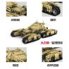 Kazi KY84042 84042 KY84043 84043 KY84044 84044 KY84045 84045 Xếp hình kiểu  MILITARY ARMY 4 In 1 Mammoth Tank Xe Tăng 4 Trong 1 gồm 4 hộp nhỏ 1242 khối