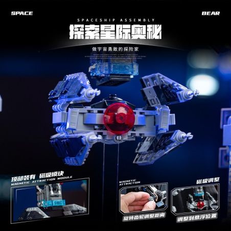 JIQI JQ1166 1166 MÁY BAY CHIẾN ĐẤU TITAN LÊN bộ đồ chơi xếp lắp ráp ghép mô hình Star Wars Chiến Tranh Giữa Các Vì Sao 1597 khối
