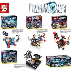 SY 749 KÍCH THƯỚC DC BA BIẾN HÌNH 4 PHONG CÁCH SUPERMAN JOKER HARLEY QUINN BATMAN bộ đồ chơi xếp lắp ráp ghép mô hình Super Heroes Siêu Nhân Anh Hùng 266 khối