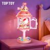 TOP TOY TC2349 2349 ĐÈN NGỦ GIA ĐÌNH SANRIO VỚI ÁNH SÁNG VÀ BÓNG TỐI NHƯ MỘT GIẤC MƠ MARSHMALLOW DREAM HELLO KITTY bộ đồ chơi xếp lắp ráp ghép mô hình SANRIO CHARACTERS HELLO KITTY 250 khối