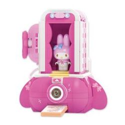 TOP TOY TC2340 2340 NGÔI NHÀ MƠ ƯỚC MÀU HỒNG CỦA GIA ĐÌNH SANRIO MELODY PINK CALL bộ đồ chơi xếp lắp ráp ghép mô hình SANRIO CHARACTERS MY MELODY 450 khối