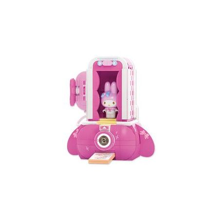 TOP TOY TC2340 2340 NGÔI NHÀ MƠ ƯỚC MÀU HỒNG CỦA GIA ĐÌNH SANRIO MELODY PINK CALL bộ đồ chơi xếp lắp ráp ghép mô hình SANRIO CHARACTERS MY MELODY 450 khối