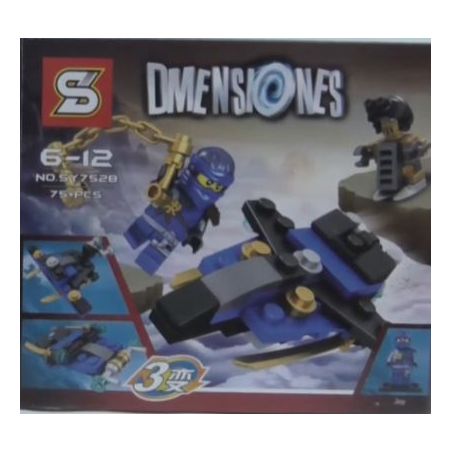 SY 752 KÍCH THƯỚC PHANTOM NINJAGO BA MẪU TRANSFORMATION SERIES 4 bộ đồ chơi xếp lắp ráp ghép mô hình The Lego Ninjago Movie Ninja Lốc Xoáy 294 khối