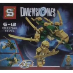 SY 752 KÍCH THƯỚC PHANTOM NINJAGO BA MẪU TRANSFORMATION SERIES 4 bộ đồ chơi xếp lắp ráp ghép mô hình The Lego Ninjago Movie Ninja Lốc Xoáy 294 khối