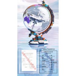 F5 10002 QUẢ CẦU KHOA HỌC VÀ GIÁO DỤC BLUE SKY NAVIGATION bộ đồ chơi xếp lắp ráp ghép mô hình City BLUE SKY NAVIGATION GLOBE Thành Phố