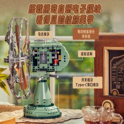 PANTASY 85044 BỘ SƯU TẬP RETRO QUẠT DAO ĐỘNG ĐỂ BÀN bộ đồ chơi xếp lắp ráp ghép mô hình Creator TABLE FAN Sáng Tạo 950 khối