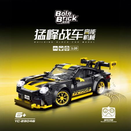 BOLE BRICK YC-23046 23046 YC23046 MÁY MÓC NĂNG LƯỢNG CAO XE NGỰA THÔNG MINH MẠNH PHONG 1:20 tỷ lệ 1:20 bộ đồ chơi xếp lắp ráp ghép mô hình Racers Đua Tốc Độ 474 khối