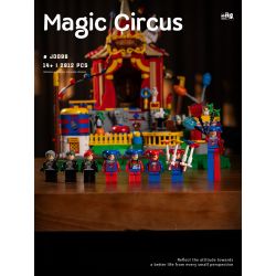 SMALL ANGLE JD096 RẠP XIẾC bộ đồ chơi xếp lắp ráp ghép mô hình Creator MAGIC CIRCUS Sáng Tạo 2912 khối