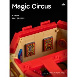SMALL ANGLE JD096 RẠP XIẾC bộ đồ chơi xếp lắp ráp ghép mô hình Creator MAGIC CIRCUS Sáng Tạo 2912 khối