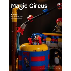 SMALL ANGLE JD096 RẠP XIẾC bộ đồ chơi xếp lắp ráp ghép mô hình Creator MAGIC CIRCUS Sáng Tạo 2912 khối