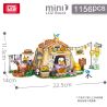 LOZ 1949 CẮM TRẠI CÙNG NHAU BẰNG LỀU bộ đồ chơi xếp lắp ráp ghép mô hình CAMPING 1156 khối