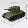 THIRDPARTY 300028 XE TĂNG HẠNG NẶNG KV-2 CỦA LIÊN XÔ 1:40 tỷ lệ 1:40 bộ đồ chơi xếp lắp ráp ghép mô hình Military Army KV-2 HEAVY TANK Quân Sự Bộ Đội 803 khối